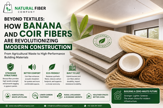 Beyond Textiles: How Banana and Coir Fibers are Revolutionizing Modern Construction
