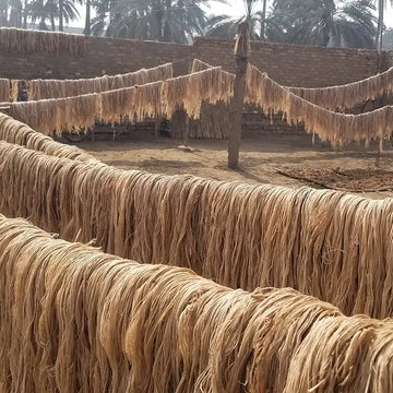 Natural fiber material, a plastic-free alternative to synthetic textiles