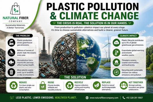 Plastic Pollution and Climate Change: Scale, Urgency, and Sustainable Solutions