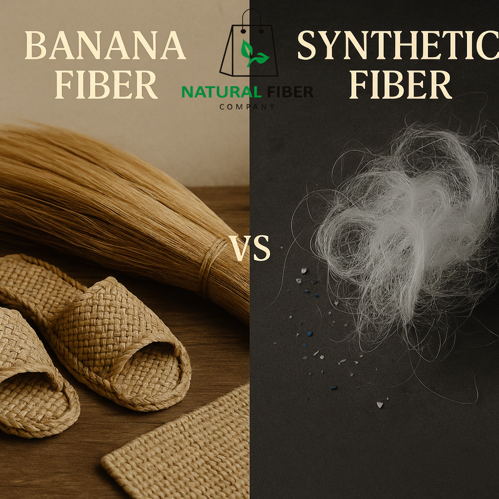 Banana Fiber vs Synthetic Fiber — How Nature Outperforms Plastic
