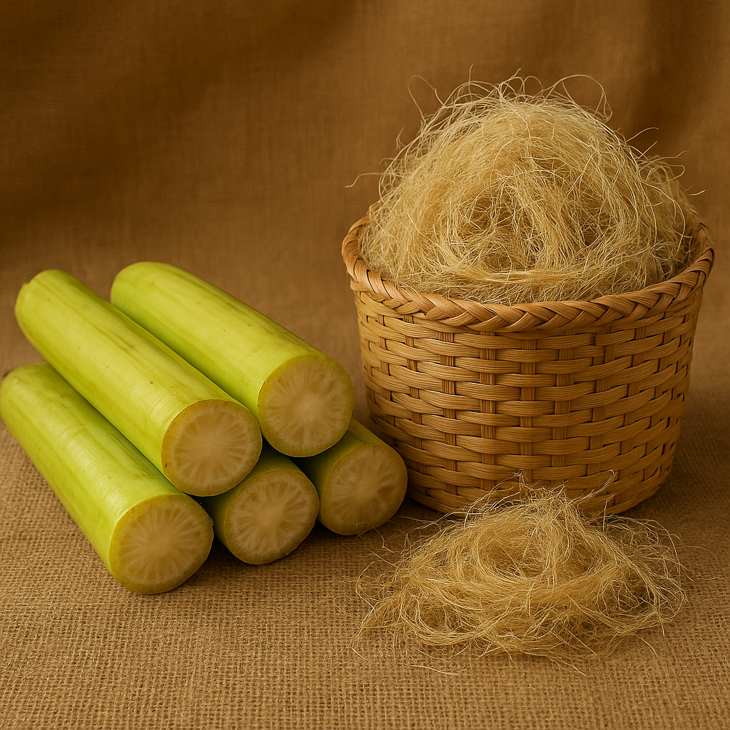 Banana fiber products illustrating emerging global sustainability trends