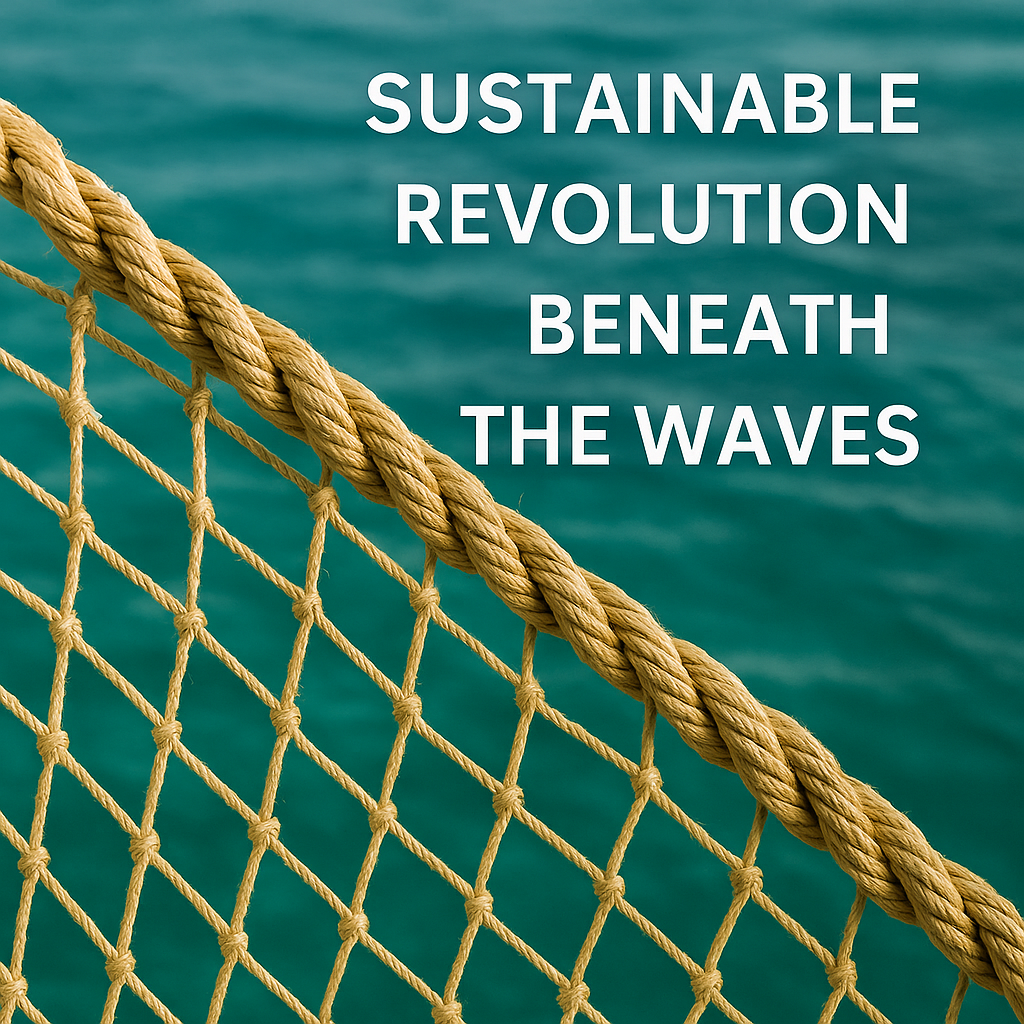 Banana fiber fishing net as a zero-plastic alternative