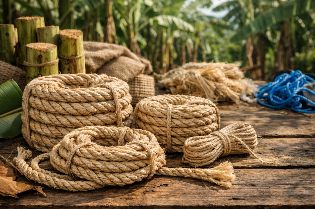 Banana Fiber Rope: A Sustainable Alternative to Plastic Ropes