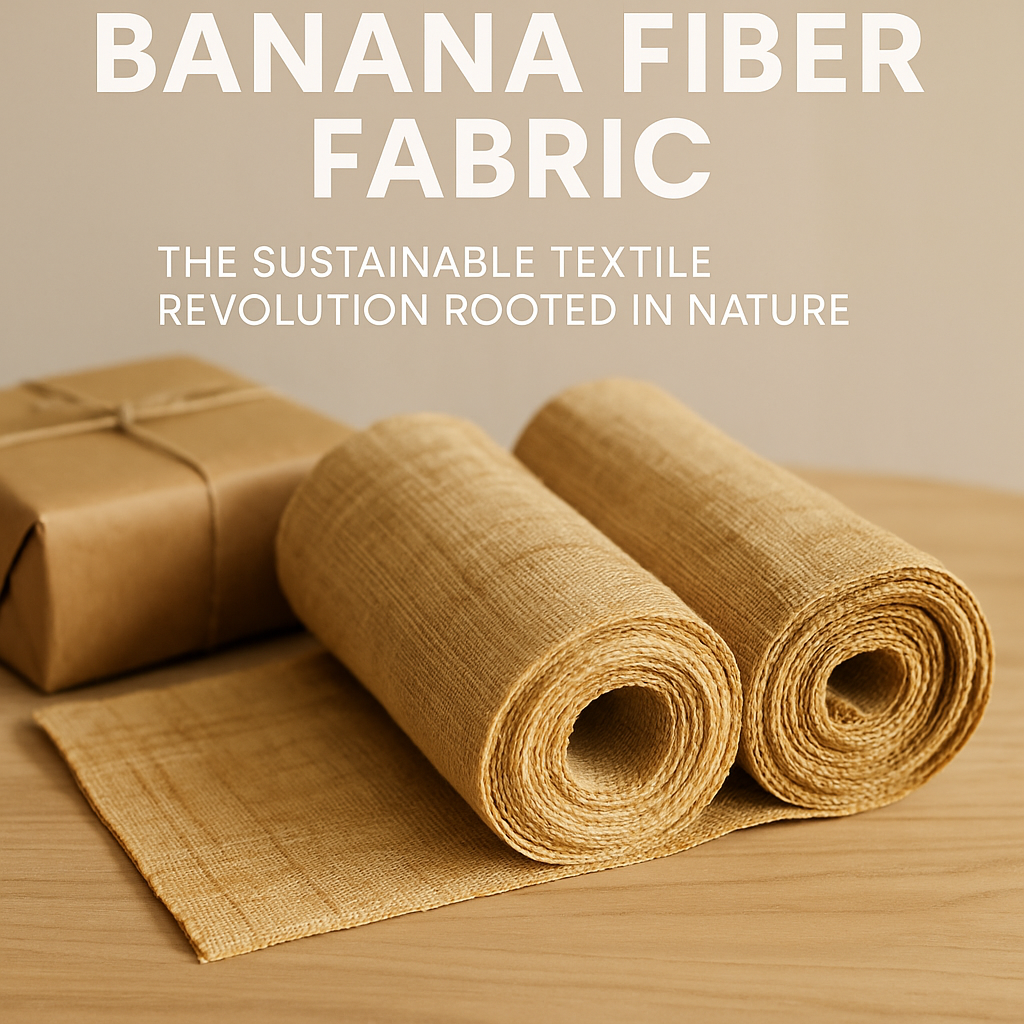 Banana fiber fabric transformed from agricultural waste into textile