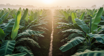 Banana stems being converted into eco-friendly fiber products