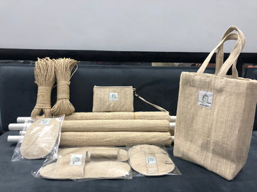 Banana fiber raw material harvested from agricultural waste