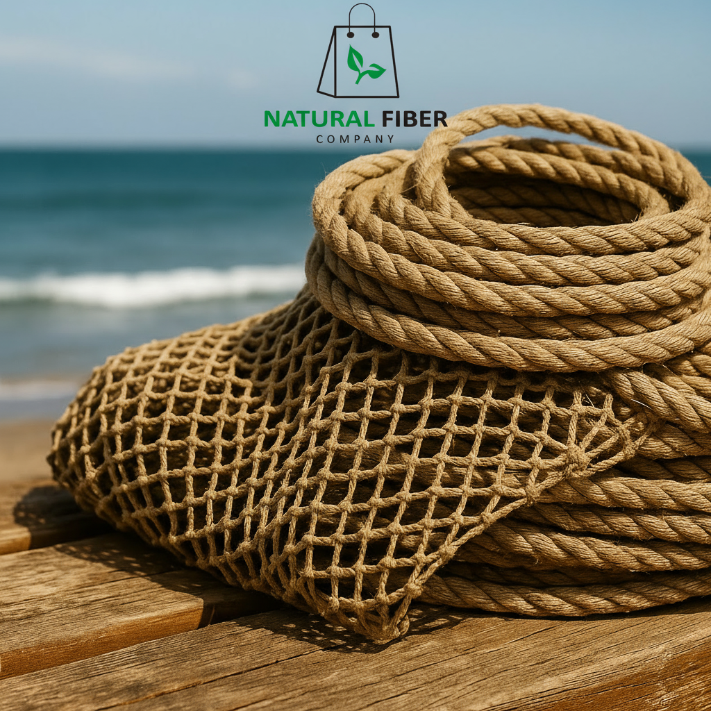 Banana fiber net replacing nylon fishing nets to protect oceans