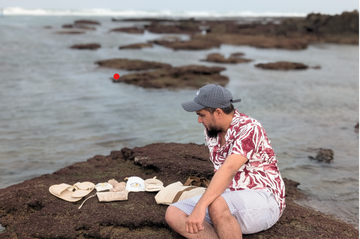 Banana fiber loofah shown as a solution for cleaner oceans