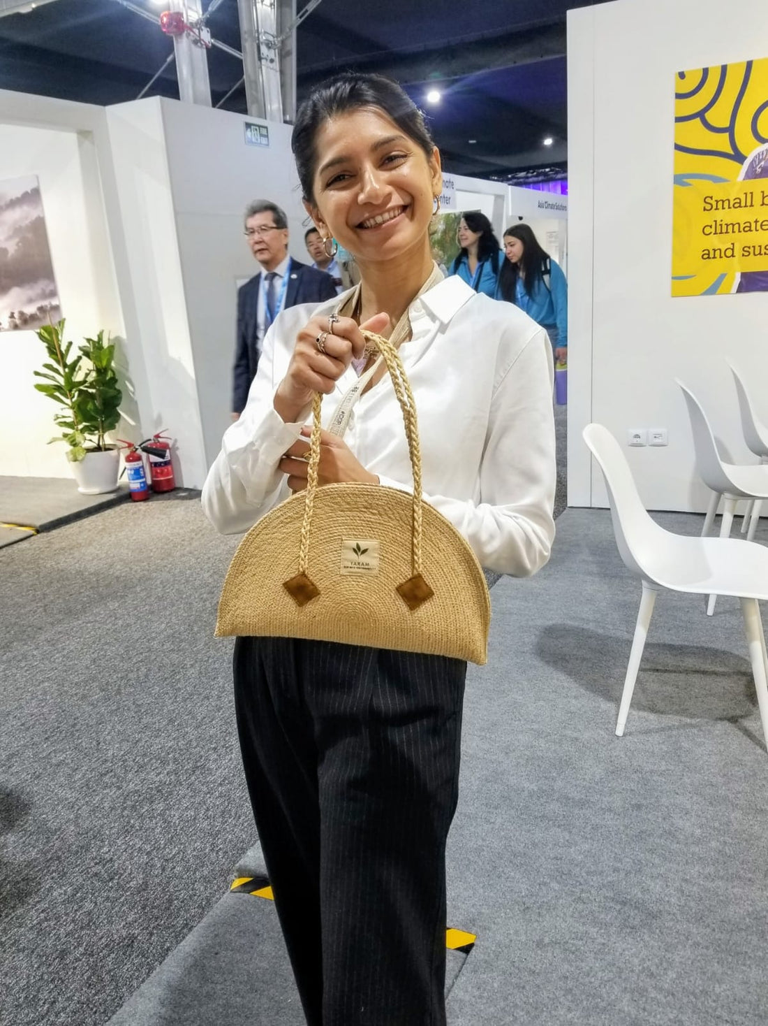 Banana fiber rope used in durable outdoor product applications