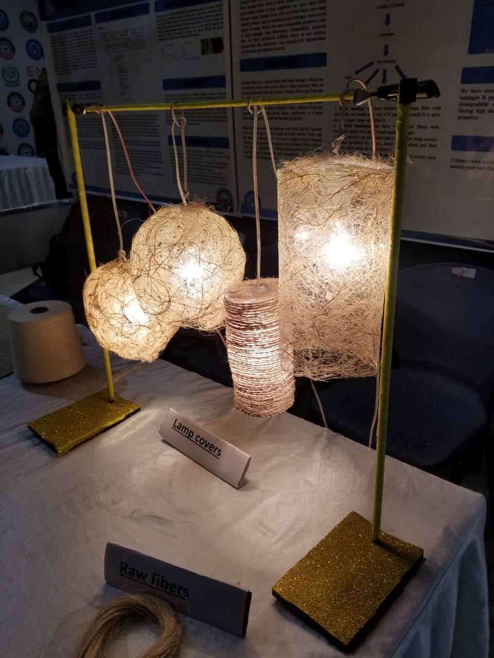 Banana Fiber lamp