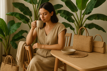 Banana fiber material highlighted for everyday practical use
