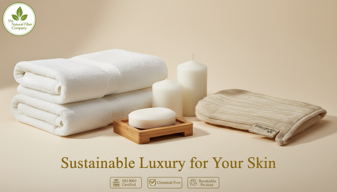 Banana Fiber Loofah — Dual-Sided Natural Exfoliator | The Natural Fiber Company