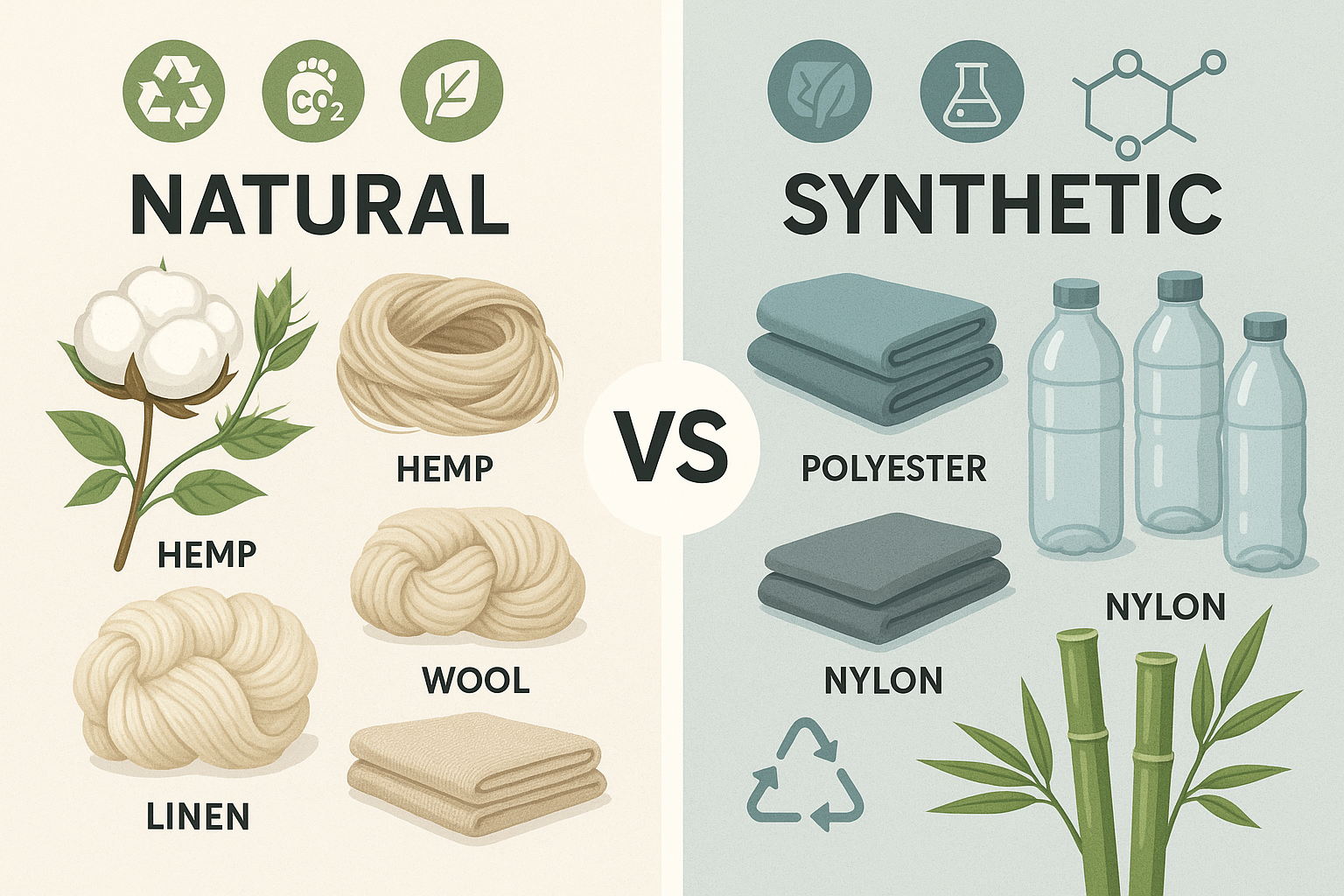 Natural vs. Synthetic: The Truth About Sustainable Materials – The ...
