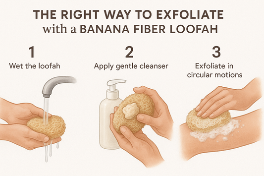 How to Use Your Banana Fiber Body Loofah for Maximum Exfoliation