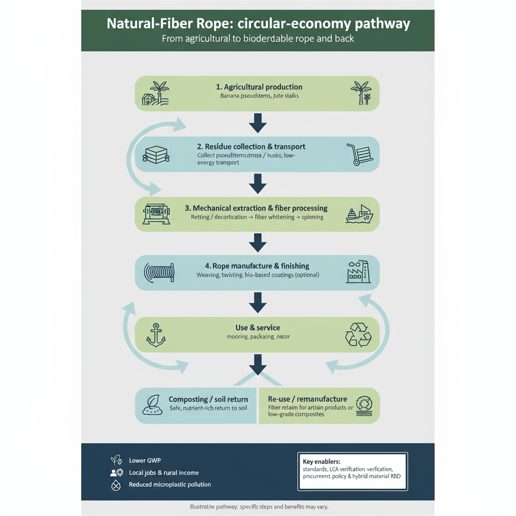 Global Sustainability Challenges in Materials & Textiles. Plastic Pollution, Synthetic Ropes, and the Promise of Banana Agro-Waste in a Circular Bio-Economy