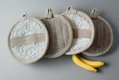 Banana Fiber Face Loofah - The Natural Fiber CompanyBanana Fiber Face LoofahBanana Fiber Face loofahThe Natural Fiber CompanyThe Natural Fiber Company