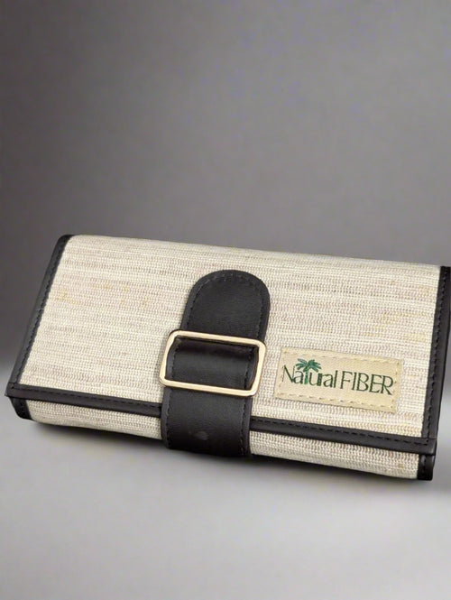 Banana Fiber  Leather Clutch Bag