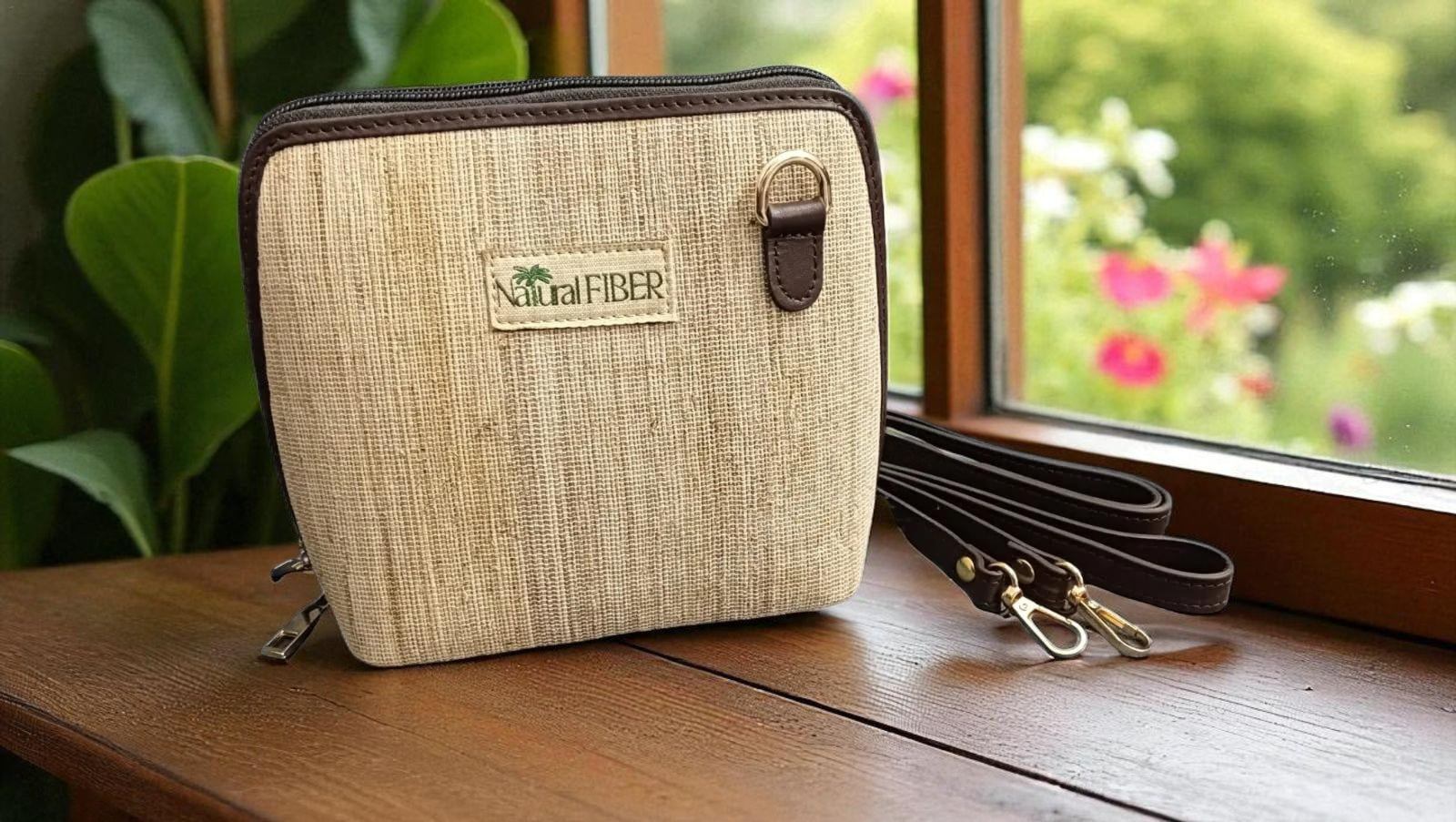 Banana Fiber Pure weave handbag 