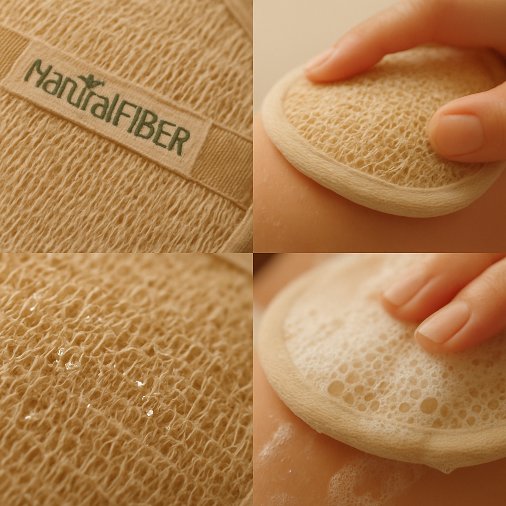 Banana Fiber Exfoliating Body Loofah (Pack of 2)