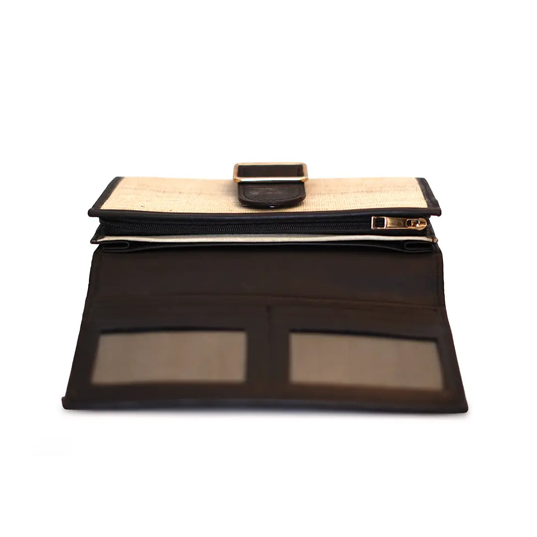 Banana Fiber Eco Weave Clutch Bag