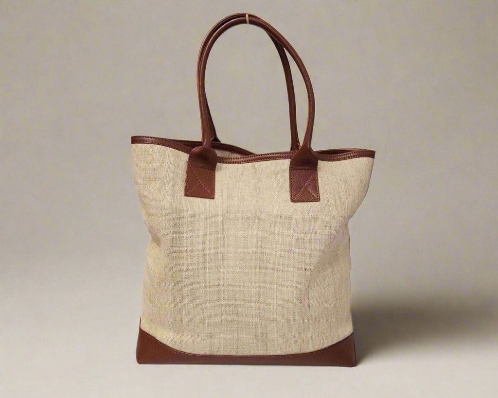 Banana Fiber Leather Tote Bag - The Natural Fiber Company