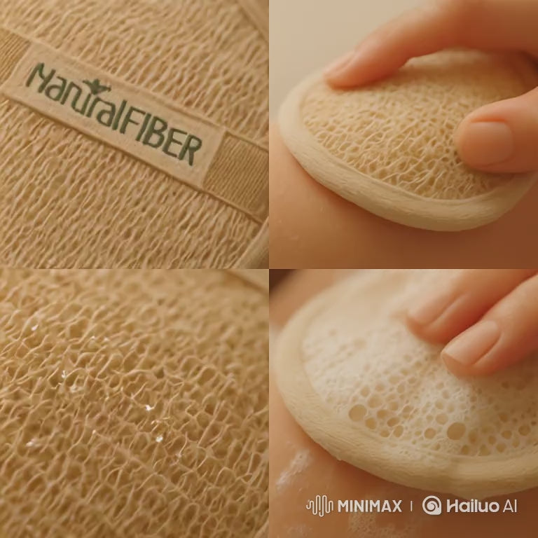 Banana Fiber Exfoliating Body Loofah (Pack of 2)