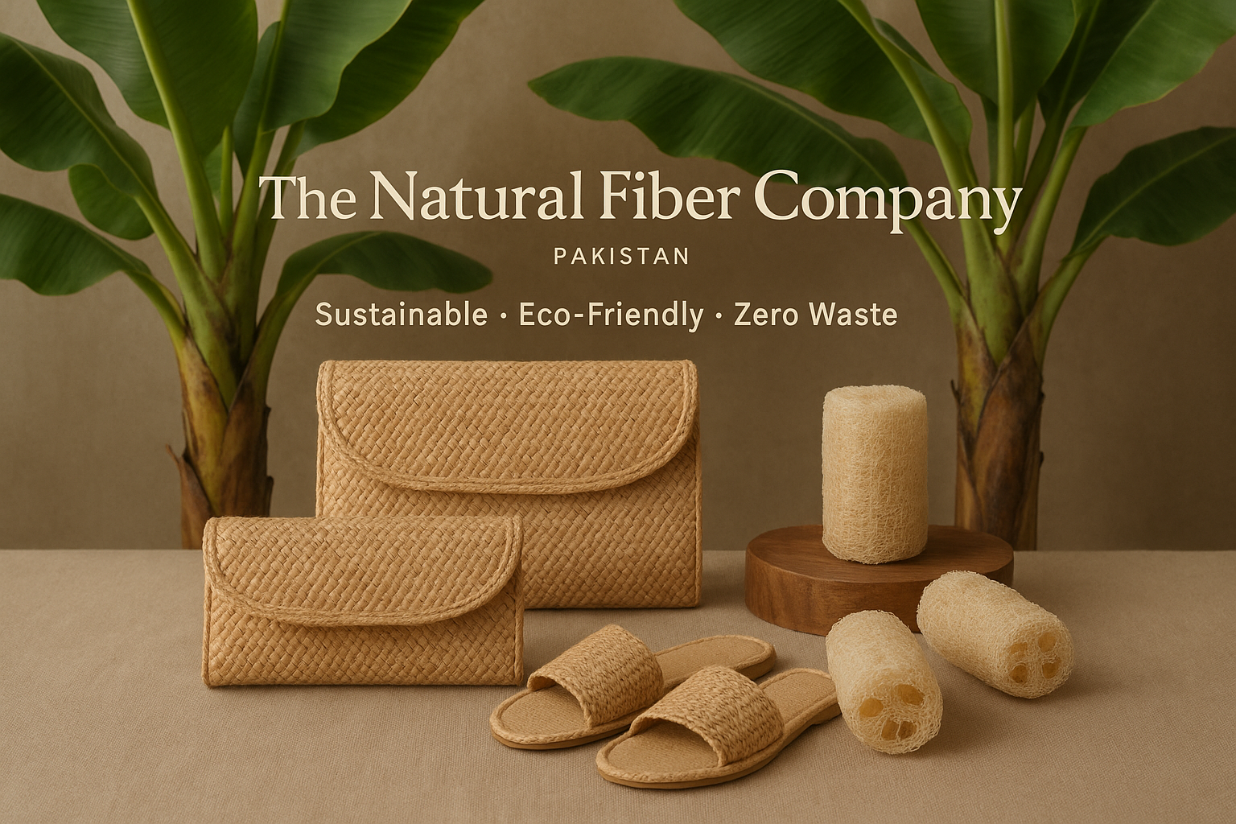 The Natural Fiber Company is already leading this mission in Pakistan—creating sustainable clutch bags, eco slippers, and zero-waste loofahs from banana stems. By supporting such initiatives, consumers and businesses alike can contribute to climate action and the circular economy.